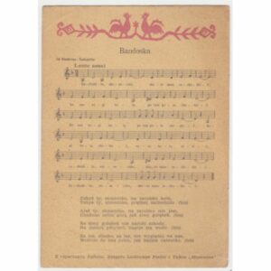 PIOSENKI MAZOWSZA BANDOSKA POCZTÓWKA A52053