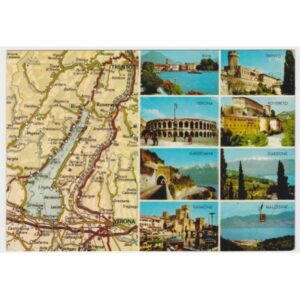 WŁOCHY VERONA MAPKA WIDOKÓWKA A52781