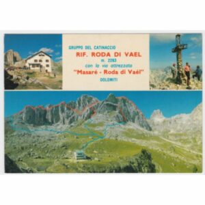 WŁOCHY RODA DI VAEL MAPKA WIDOKÓWKA A52947