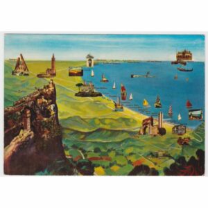 WŁOCHY RIVIERA ADRIATICA SAN MARINO MAPKA WIDOKÓWKA A52962