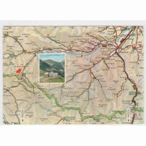 WŁOCHY CUNEO PIEMONT MAPKA WIDOKÓWKA A53129