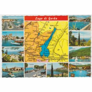 WŁOCHY LAGO DI GARDA MAPKA WIDOKÓWKA A54841