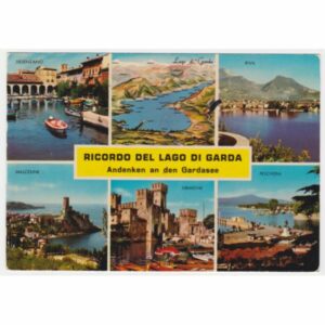 WŁOCHY LAGO DI GARDA MAPKA WIDOKÓWKA A54842