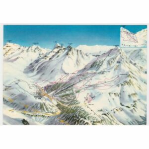 WŁOCHY MADESIMO LOMBARDIA MAPKA ZIMA WIDOKÓWKA A54847