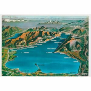 WŁOCHY LAGO DI GARDA MAPKA WIDOKÓWKA A54866