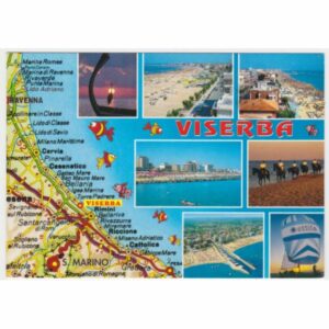 WŁOCHY VISERBA MAPKA WIDOKÓWKA A54874