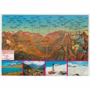 WŁOCHY DOLOMITY MAPKA WIDOKÓWKA A54878