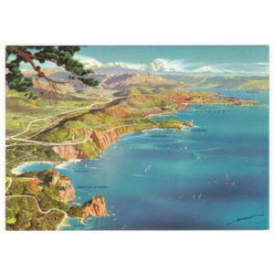 WŁOCHY RIVIERA DI TRIESTE MAPKA WIDOKÓWKA A54883