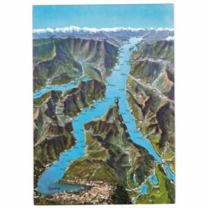 WŁOCHY LAGO DI COMO MAPKA WIDOKÓWKA A54884
