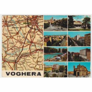 WŁOCHY VOGHERA LOMBARDIA MAPKA WIDOKÓWKA A54902