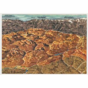 WŁOCHY DOLOMITY MAPKA WIDOKÓWKA A54909