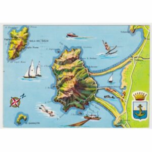 WŁOCHY COSTA D' ARGENTO MAPKA WIDOKÓWKA A54917