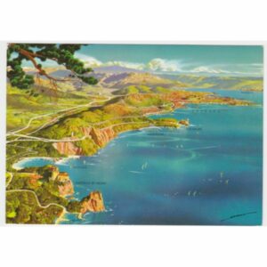 WŁOCHY RIVIERA DI TRIESTE MAPKA WIDOKÓWKA A54918