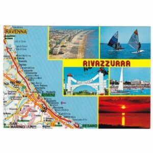 RIVAZZURRA MAPKA WIDOKÓWKA A54922