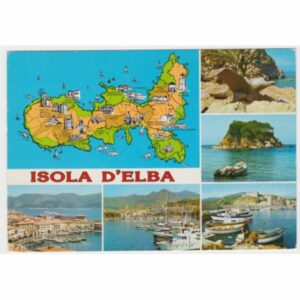 WŁOCHY ELBA MAPKA WIDOKÓWKA A54929