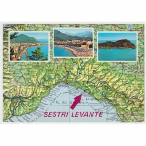 WŁOCHY SESTRI LEVANTE MAPKA WIDOKÓWKA A54936