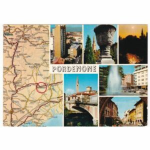 WŁOCHY PORDENONE MAPKA WIDOKÓWKA A55038