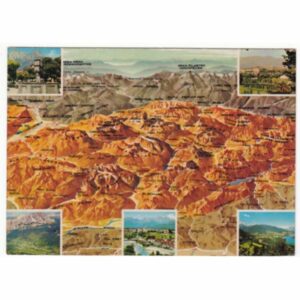 WŁOCHY DOLOMITY MAPKA WIDOKÓWKA A55039