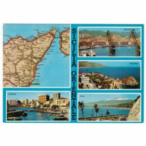 WŁOCHY SYCYLIA MAPKA WIDOKÓWKA A55080