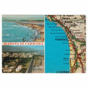 WŁOCHY MARINA DI CARRARA MAPKA WIDOKÓWKA A55088