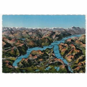 WŁOCHY LAGO DI COMO MAPKA WIDOKÓWKA A55091