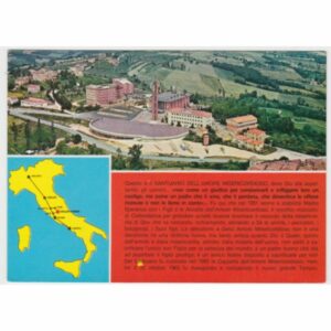 WŁOCHY COLLEVALENZA MAPKA WIDOKÓWKA A55167