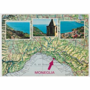 WŁOCHY MONEGLIA MAPKA WIDOKÓWKA A55896