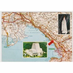 WŁOCHY TRIEST MAPKA WIDOKÓWKA A55904