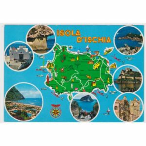 WŁOCHY ISCHIA MAPKA WIDOKÓWKA A55907