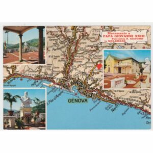 WŁOCHY GENOVA MAPKA WIDOKÓWKA A55911