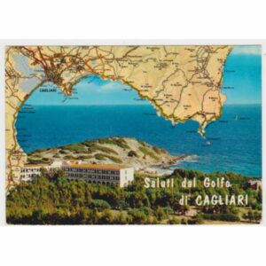 WŁOCHY CAGLIARI MAPKA WIDOKÓWKA A55913