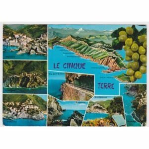 WŁOCHY 5 TERRE MAPKA WIDOKÓWKA A55919