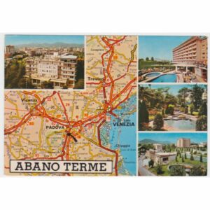 WŁOCHY ABANO TERME MAPKA WIDOKÓWKA A55923