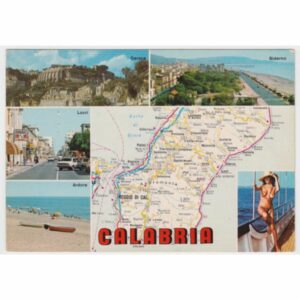 WŁOCHY CALABRIA MAPKA WIDOKÓWKA A55928
