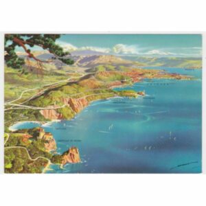 WŁOCHY RIVIERA DI TRIESTE MAPKA WIDOKÓWKA A55936