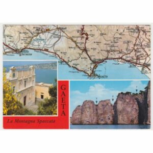 WŁOCHY GAETA MAPKA WIDOKÓWKA A55946