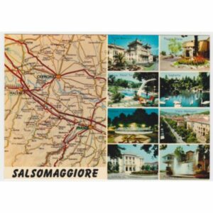 WŁOCHY SALSOMAGGIORE MAPKA WIDOKÓWKA A55947
