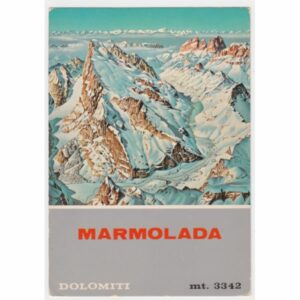 WŁOCHY DOLOMITY MARMOLADA MAPKA WIDOKÓWKA A55952