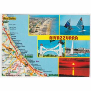 WŁOCHY RIVAZZURRA MAPKA WIDOKÓWKA A55955