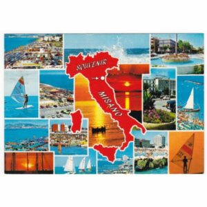 WŁOCHY LA PUGLIA MAPKA WIDOKÓWKA A57138