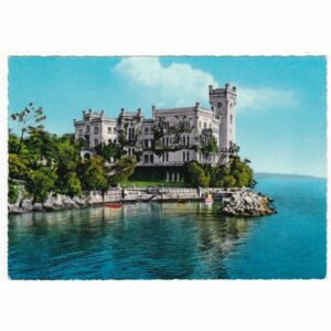 WŁOCHY TRIEST ZAMEK WIDOKÓWKA A57353