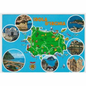 WŁOCHY ISCHIA MAPKA WIDOKÓWKA A57482