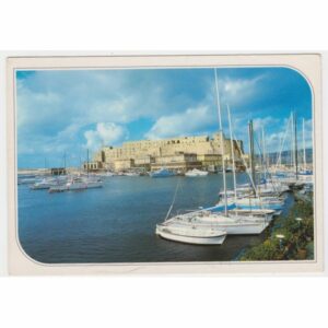 WŁOCHY NEAPOL ZAMEK WIDOKÓWKA A57493