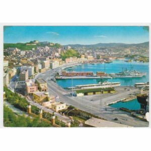 WŁOCHY ANCONA PORT STATEK WIDOKÓWKA A57496