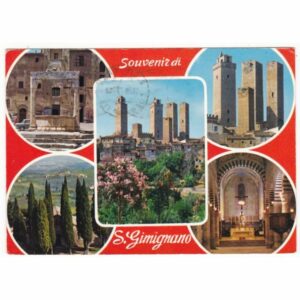 WŁOCHY SAN GIMIGNANO WIDOKÓWKA A57513