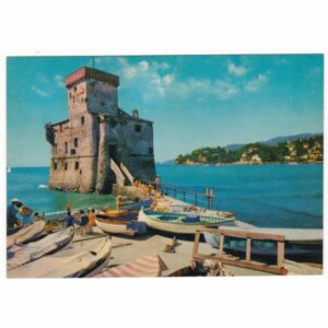 WŁOCHY RAPALLO ZAMEK WIDOKÓWKA A57591