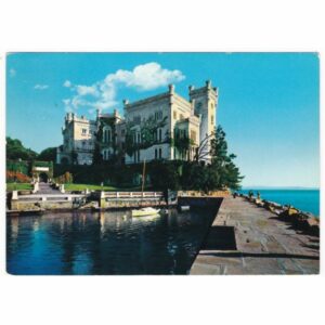 WŁOCHY TRIEST ZAMEK WIDOKÓWKA A57594