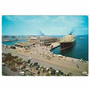 WŁOCHY TRIEST STATEK WIDOKÓWKA A57595