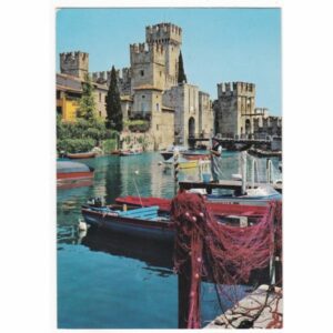 WŁOCHY SIRMIONE ZAMEK WIDOKÓWKA A57623