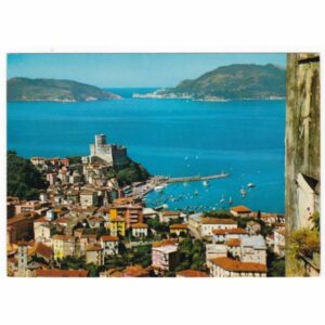 WŁOCHY LERICI ZAMEK WIDOKÓWKA A57771